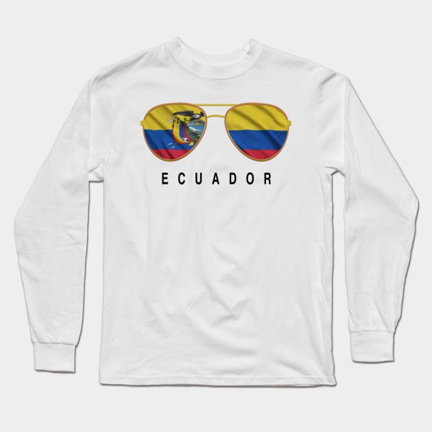 Ecuador  Sunglasses Long Sleeve T-Shirt by JayD World